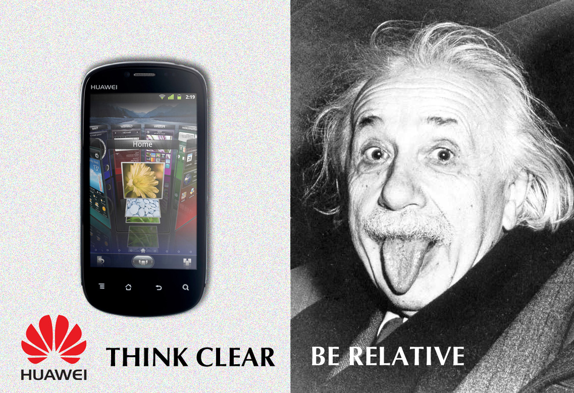 THINK CLEAR. BE RELATIVE! (пародия на THINK DIFFERENT!)